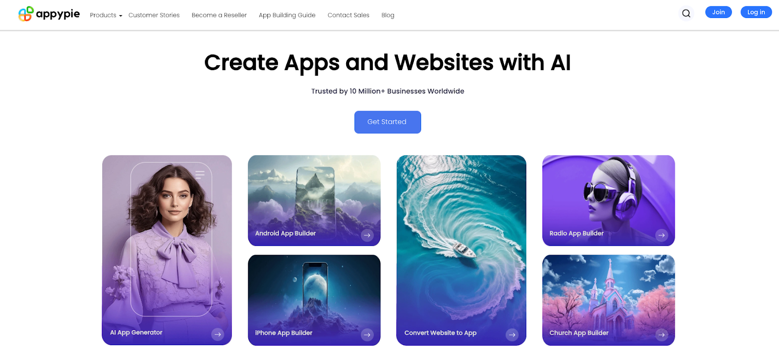 Appy Pie website